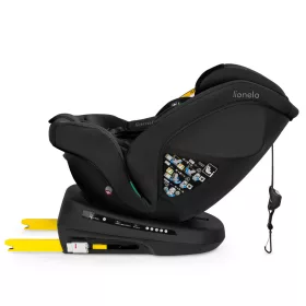   Lionelo Bastiaan Plus I-Size 360°-ban forgatható ISOFIX gyermekülés (40-150 cm) - Black Carbon