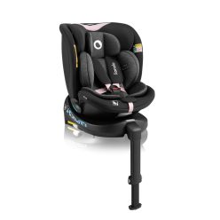   Lionelo Navy I-Size 360° forgatható ISOFIX gyermekülés (40-150cm) - Black Pink