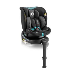   Lionelo Navy I-Size 360° forgatható ISOFIX gyermekülés (40-150cm) - Black Turquoise