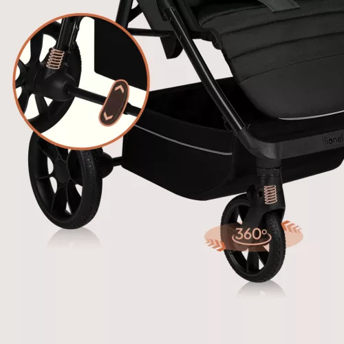Lionelo Mira sport babakocsi - Grey Graphite