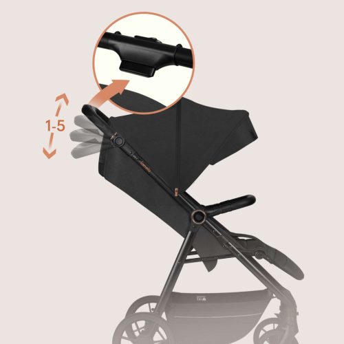 Lionelo Mira sport babakocsi - Black Onyx