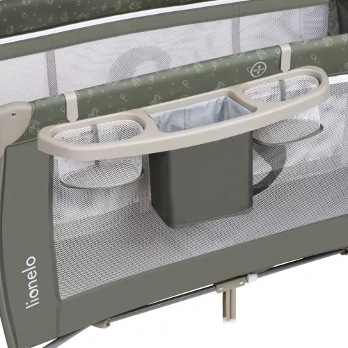 Lionelo Sven Plus multifunkciós utazóágy - Beige Olive