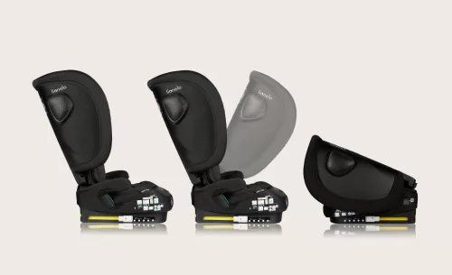 Lionelo Nelly I-Size ISOFIX összecsukható gyermekülés (76-150cm) - Black Carbon