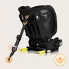 Lionelo Nelly I-Size ISOFIX összecsukható gyermekülés (76-150cm) - Black Carbon