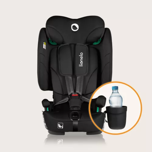 Lionelo Nelly I-Size ISOFIX összecsukható gyermekülés (76-150cm) - Black Carbon