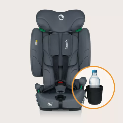 Lionelo Nelly I-Size ISOFIX összecsukható gyermekülés (76-150cm) - Grey Graphite