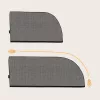 Lionelo Sunblocker 2db-os árnyokoló tárolózsákkal - Fekete