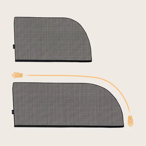 Lionelo Sunblocker 2db-os árnyokoló tárolózsákkal - Fekete
