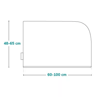 Lionelo Sunblocker 2db-os árnyokoló tárolózsákkal - Fekete