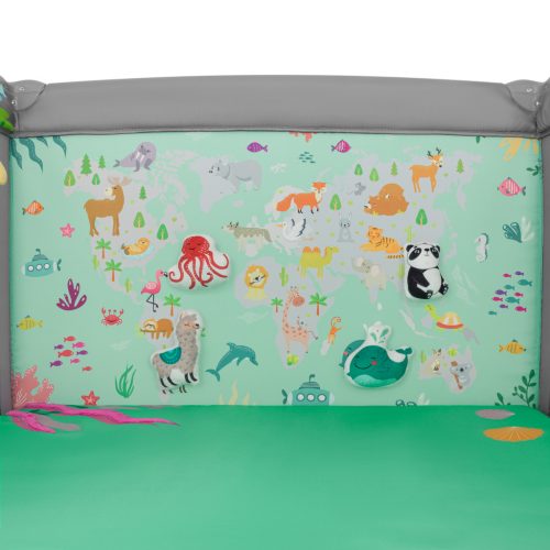 Lionelo Mille Plus utazójáróka - Grey Green