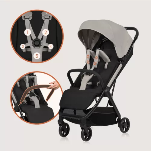 Lionelo Julie Air sport babakocsi - Beige Sand
