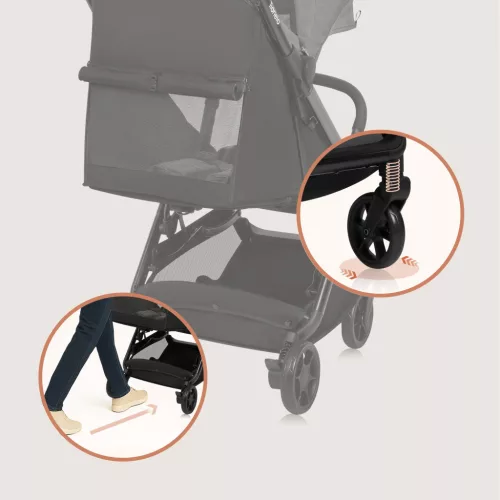 Lionelo Julie Air sport babakocsi - Grey Stone