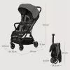Lionelo Julie Air sport babakocsi - Grey Stone