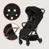 Lionelo Julie Air sport babakocsi - Black Onyx
