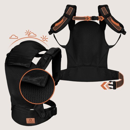 Lionelo Margareet Air csatos hordozó - Black