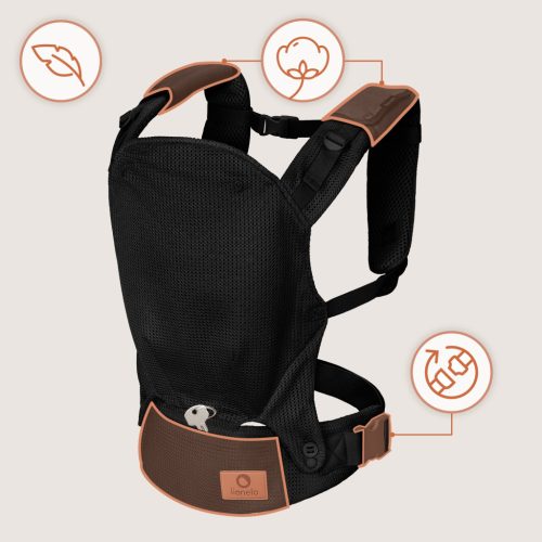 Lionelo Margareet Air csatos hordozó - Black