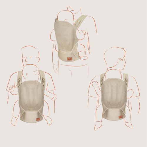 Lionelo Margareet Air csatos hordozó - Beige