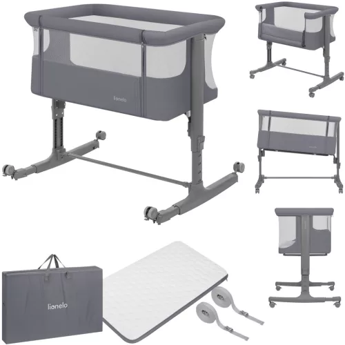 Lionelo Aurora 3in1 babaöböl, babaágy és bölcső -  Beige Taupe