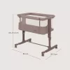 Lionelo Aurora 3in1 babaöböl, babaágy és bölcső -  Beige Taupe