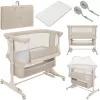 Lionelo Jodie 3in1 babaöböl, babaágy és bölcső - Beige Cream