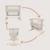 Lionelo Jodie 3in1 babaöböl, babaágy és bölcső - Beige Cream