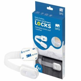   Sipo Univerzális biztonsági szekrény- és fiókzár (6 db)