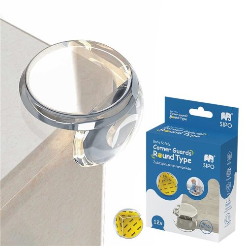 Sipo Biztonsági sarokvédő készlet (12 db) - gömbölyű 
