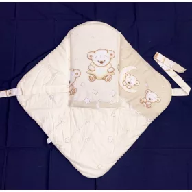 Dombaby Kókuszpólya 68x68cm - Bézs Macis