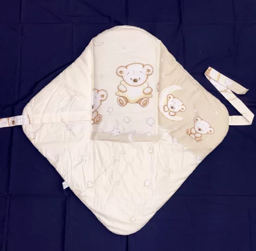 Dombaby Kókuszpólya 68x68cm - Bézs Macis