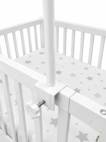 BabyLion Prémium Baldachin tartó vas 60 cm - Rövid