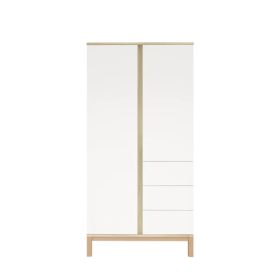 Faktum Loop White & Oak 2 osztású szekrény