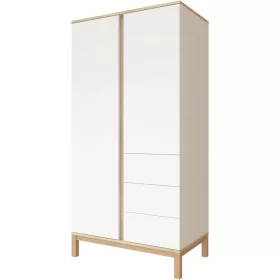 Faktum Loop White & Oak 2 osztású szekrény