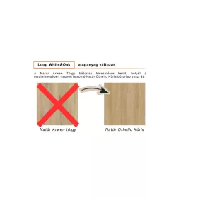 Faktum Loop White & Oak Komód