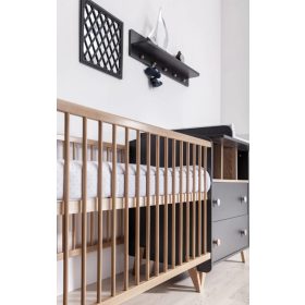 Faktum Colette 60x120-as babaágy - Antracit