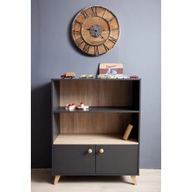 Faktum Colette Széles nyitott tároló - Antracit