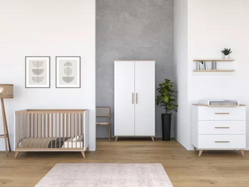 Faktum FLIP White & Oak 120-as babaágy