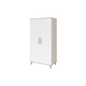 Faktum FLIP White & Oak 2 osztású szekrény