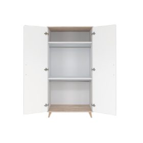 Faktum FLIP White & Oak 2 osztású szekrény