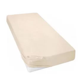   Stella Strech Pamut Gumis Lepedő Babaöbölbe (40x90cm) - Ecrü