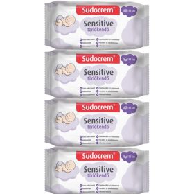 Sudocrem törlőkendő sensitive 55db-os (4 csomagos szett)