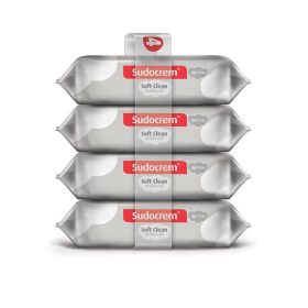 Sudocrem törlőkendő soft clean 55db-os (4 csomagos szett)