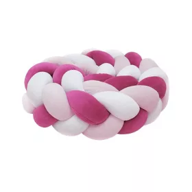   Scamp Plüss Fonott rácsvédő 180cm - Magenta-Rózsaszín-Fehér