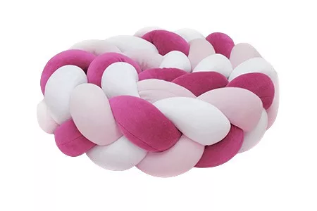 Scamp Plüss Fonott rácsvédő 180cm - Magenta-Rózsaszín-Fehér