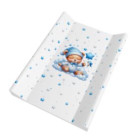 BabyLion Merev pelenkázó lap 50x70 - Kék maci