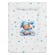 BabyLion Puha pelenkázó lap 50x70 cm - Kék maci