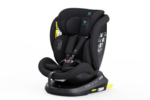 Foxter I-Size 360°-ban forgatható ISOFIX gyermekülés (40-150 cm) - Black