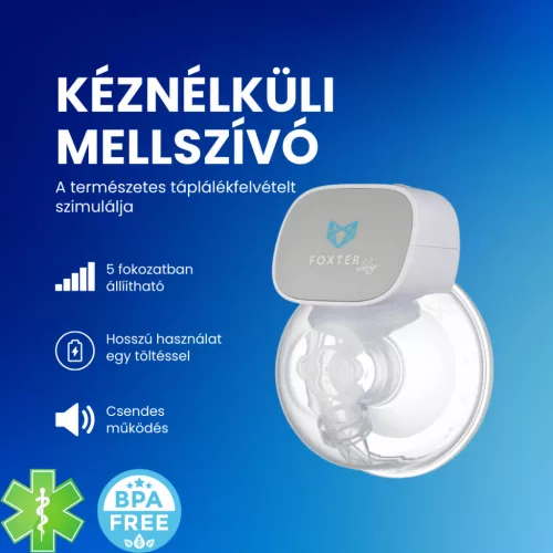 Foxter Lily kéz nélküli elektromos mellszívó