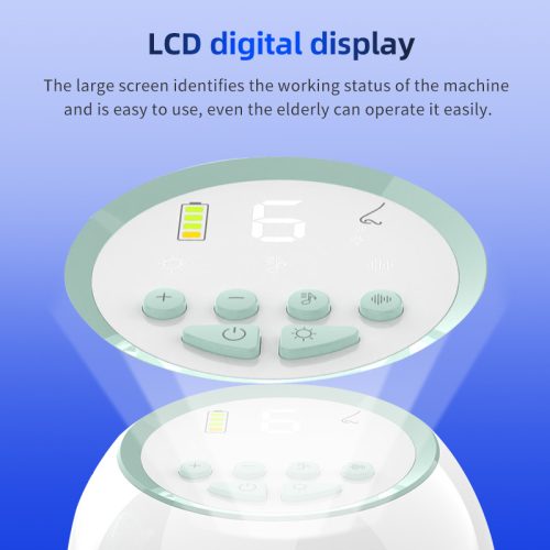 Foxter Pro 0-6 hordozható elektromos orrszívó - Szürke