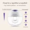Lansinoh Single hordható mellszívó 4 fázisú, egyes + Lansinoh anyatejtároló zacskó 25 db szett