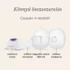 Lansinoh Single hordható mellszívó 4 fázisú, egyes + Lansinoh anyatejtároló zacskó 25 db szett